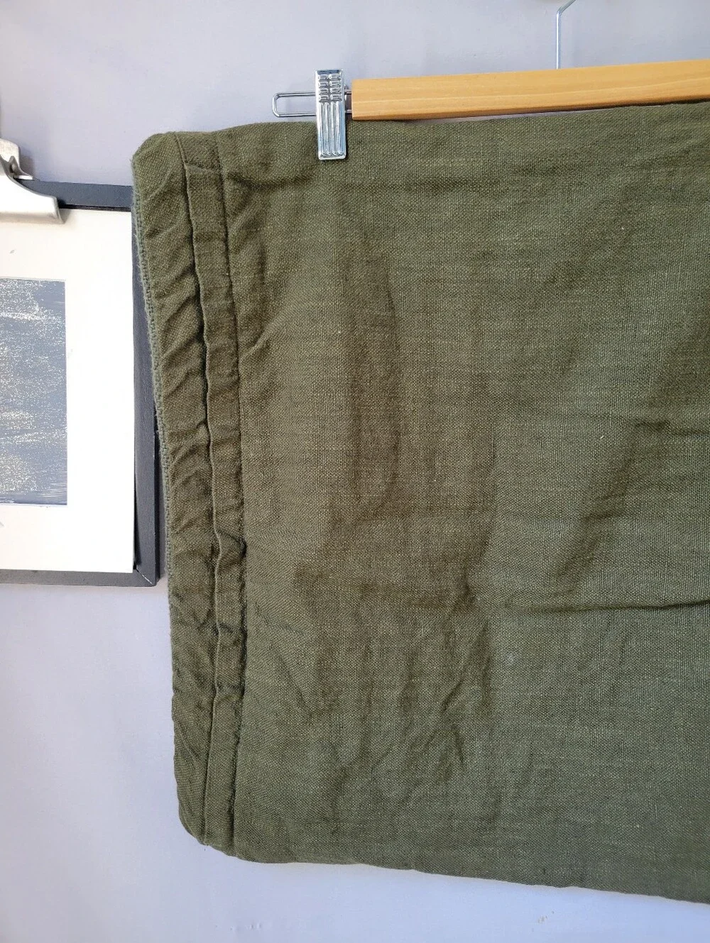 West Elm Corded Linen Blend Throw Pillow Cover 20 x 20